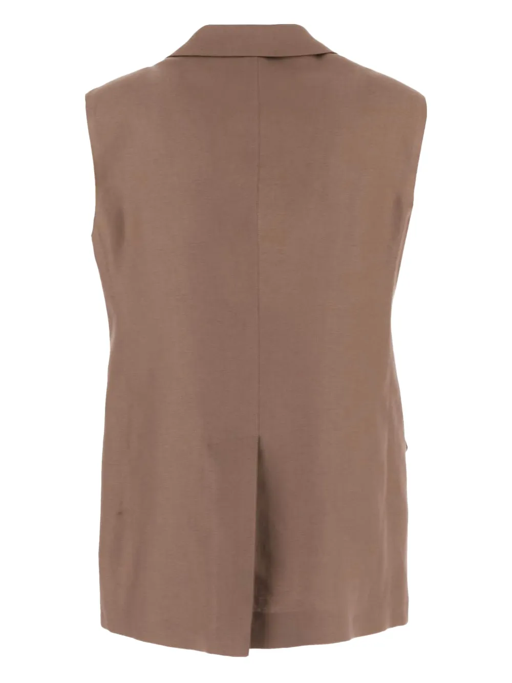 Tagliatore Bernice linnen gilet Beige
