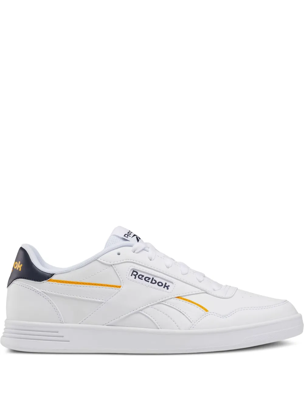Reebok Court Advance Vegan "White Vector Navy Gold" sneakers