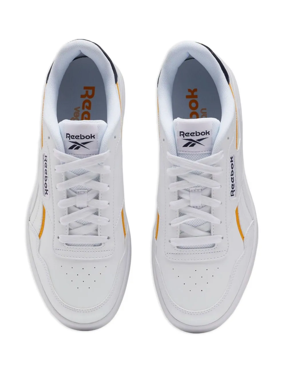 Reebok Court Advance Vegan "White Vector Navy Gold" sneakers