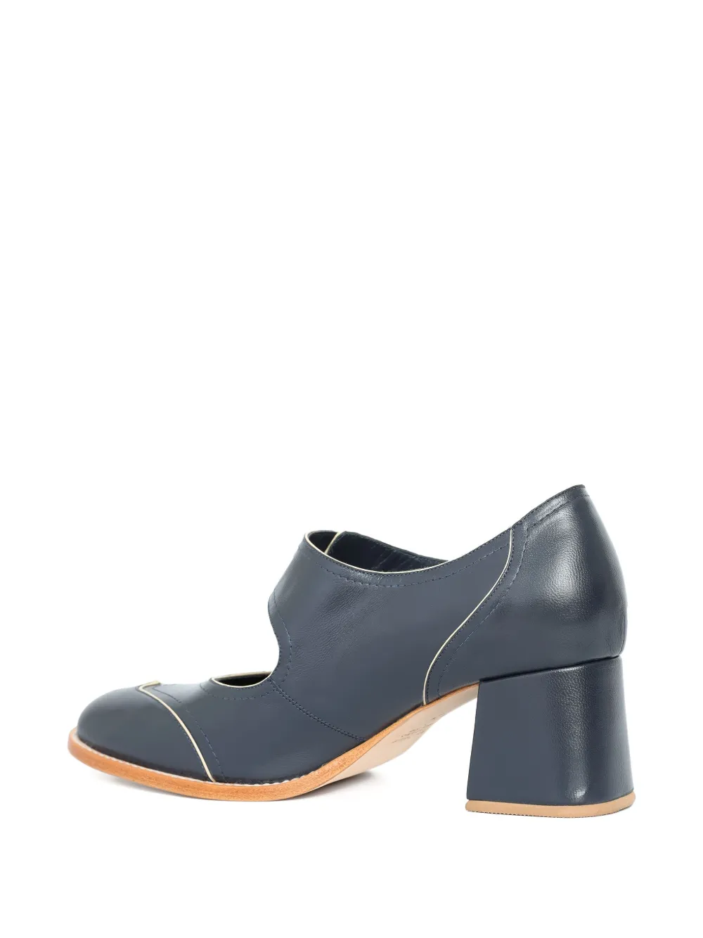 Sarah Chofakian 40mm Heritage leather pumps Blue