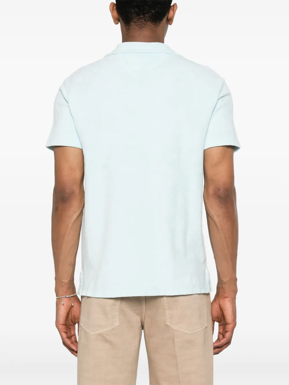 Polo Ralph Lauren Badstof T-shirt met geverfd effect Blauw
