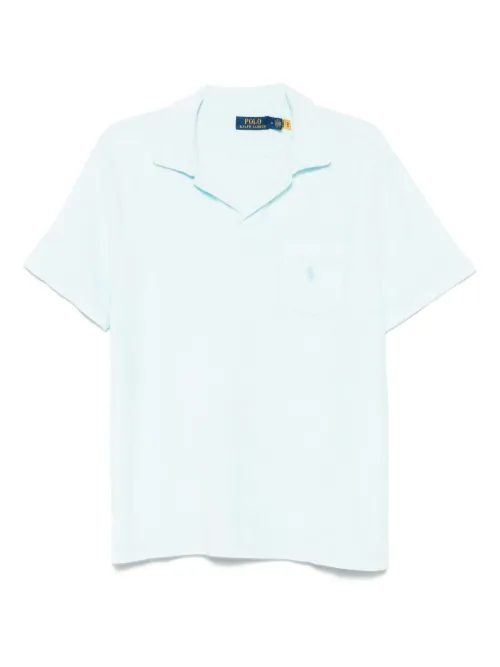 T-shirt en tissu éponge à effet délavé - Polo Ralph Lauren - Modalova