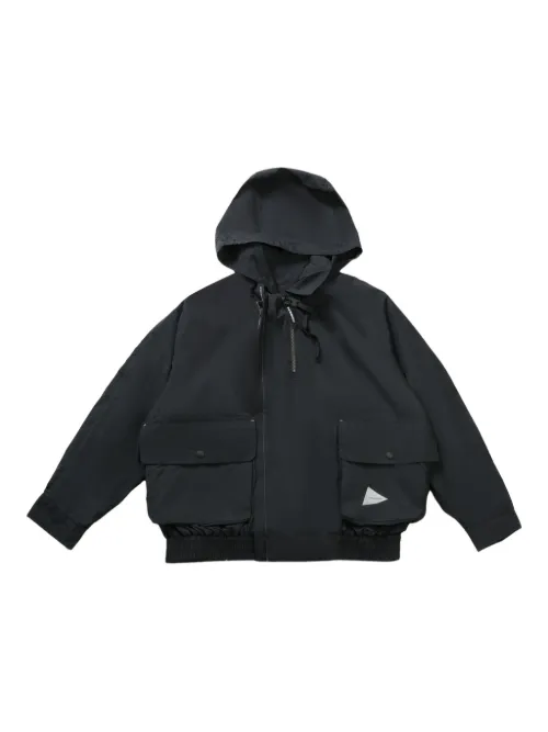 Hooded utility jacket - and Wander - Modalova