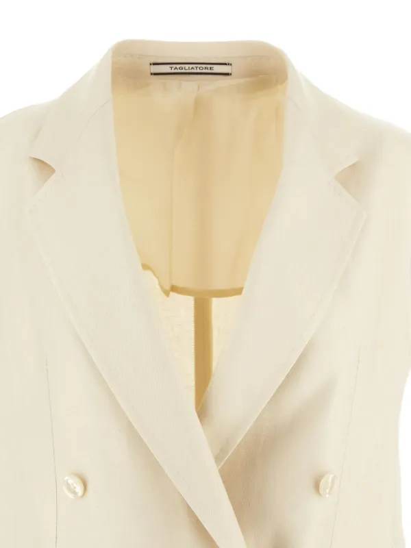 ベスト・ジレ TAGLIATORE SS25 'Bernice' vest (JBERNICE190043 A1178) Tagliatore J-Bernice Vest | Grey | FARFETCH