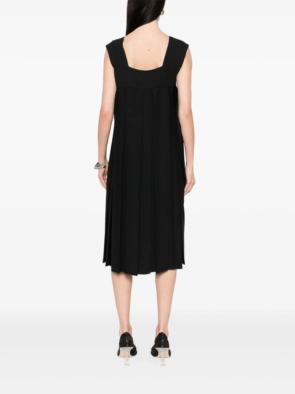 Shop Fabiana Filippi Sequin-embellishment Midi Dress