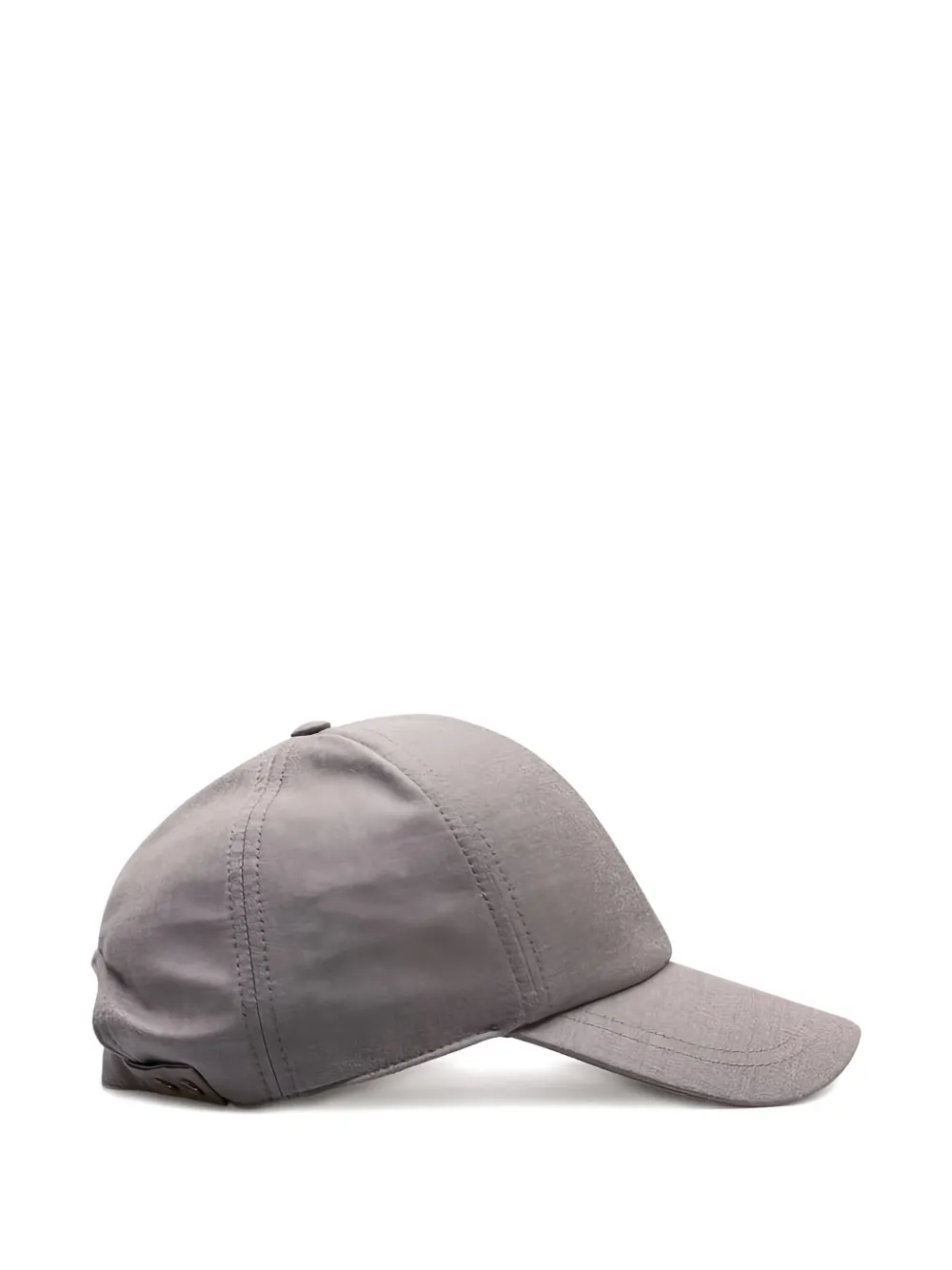 Herno Honkbalpet met metallic plakkaat - Grijs