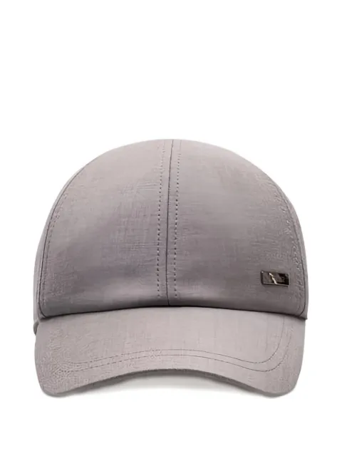 Herno metallic-plaque baseball cap