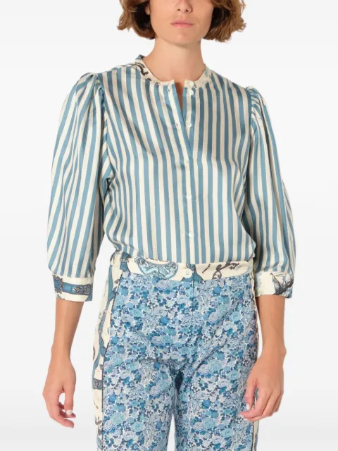 La Prestic Ouiston camisa con rayas estampadas
