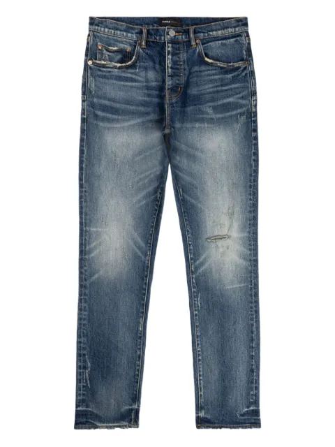 Purple Brand slim fit-jeans med slitning