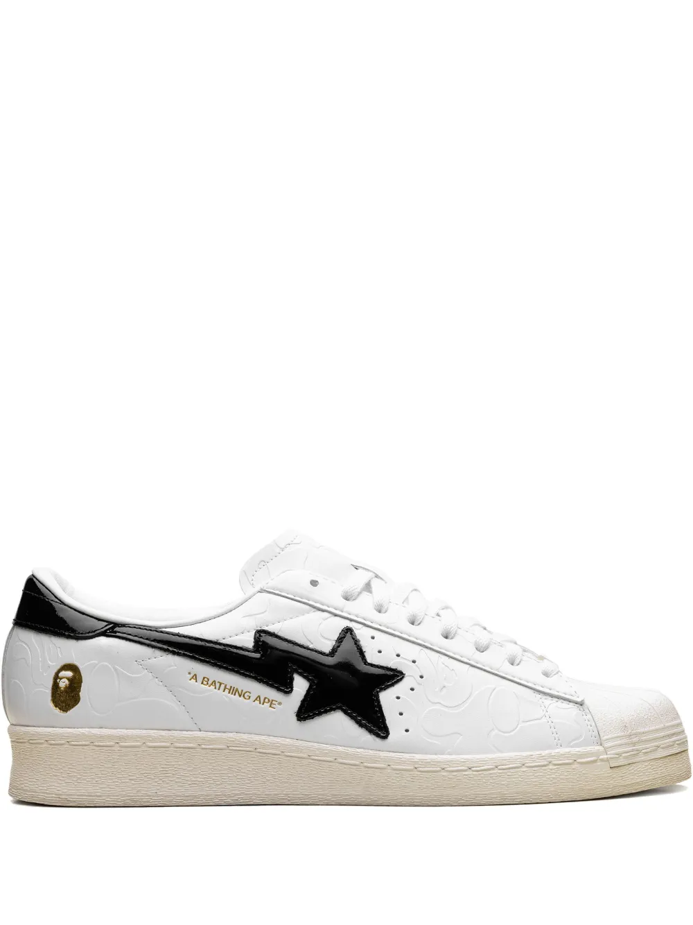 Adidas x A Bathing Ape Superstar Vintage "White Black" sneakers