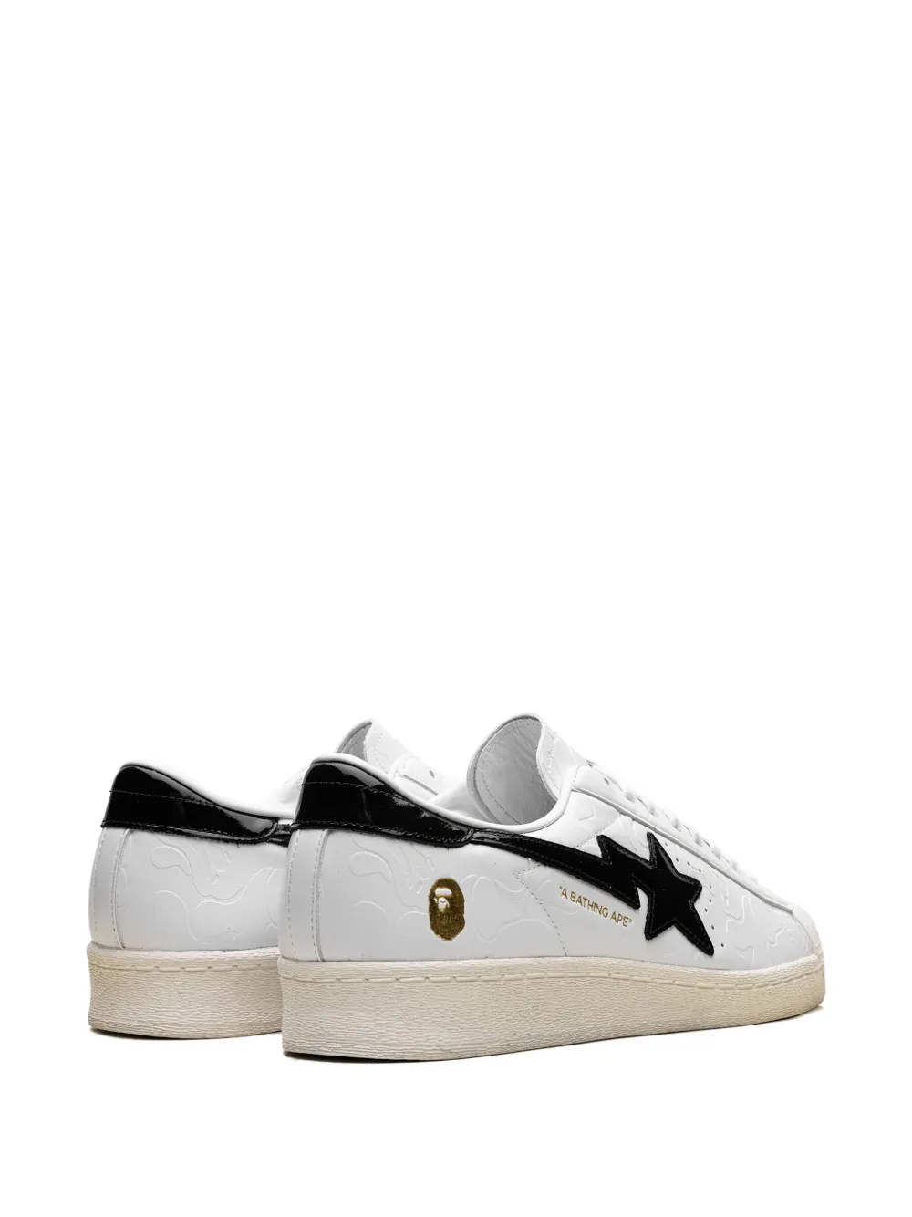 adidas x A Bathing Ape Superstar Vintage "White Black" sneakers
