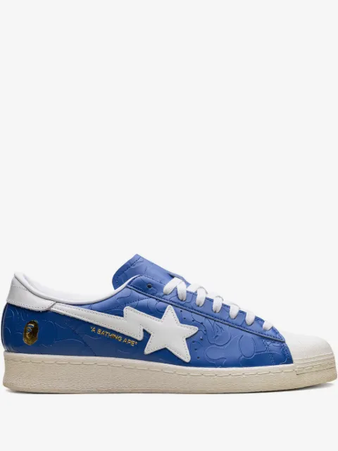 adidas x A Bathing Ape Superstar Vintage "Blue White" sneakers