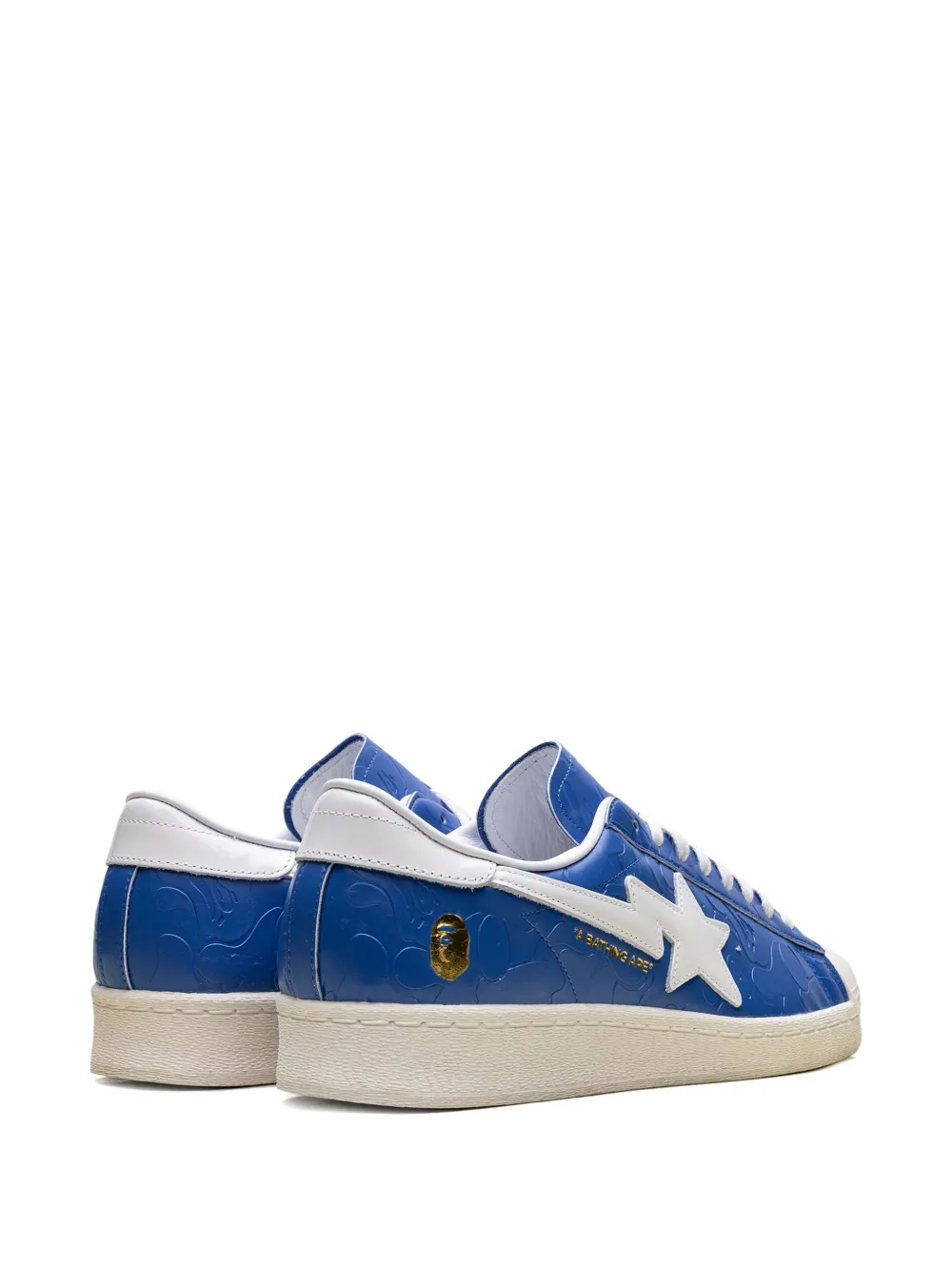 adidas x A Bathing Ape Superstar Vintage "Blue White" sneakers