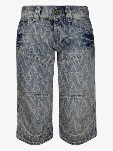 Vaquera shorts med tryk
