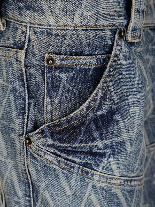 Vaquera プリント ショートパンツ | ブルー | FARFETCH JP
