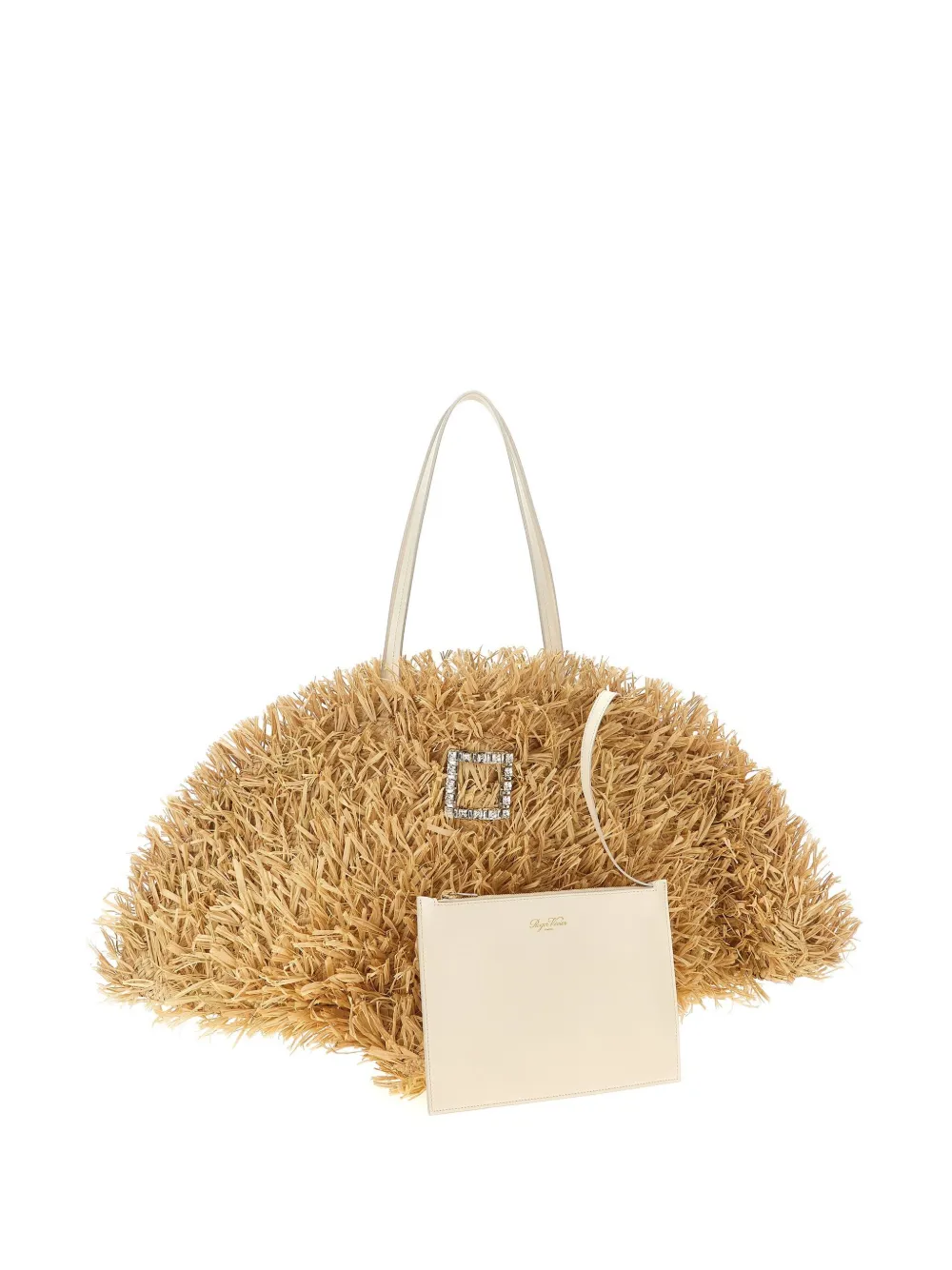 トートバッグ ROGER VIVIER Tres Vivier Panier Large Roger Vivier Large Tres Vivier Panier Tote Bag | Neutrals