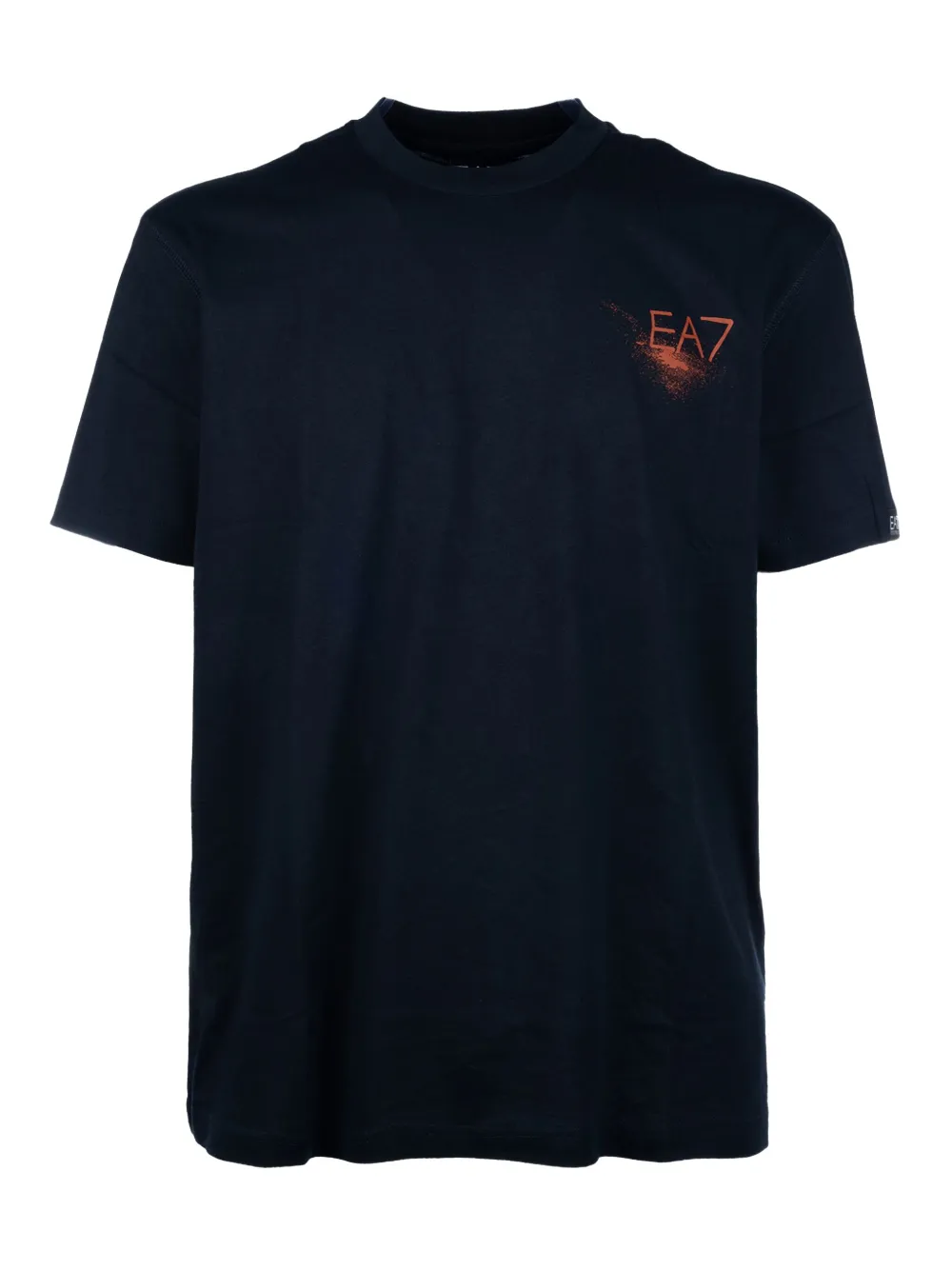 Ea7 Emporio Armani T-shirt met logoprint Blauw