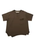 Ziggy Chen buttoned pocket-detail T-shirt - Grey