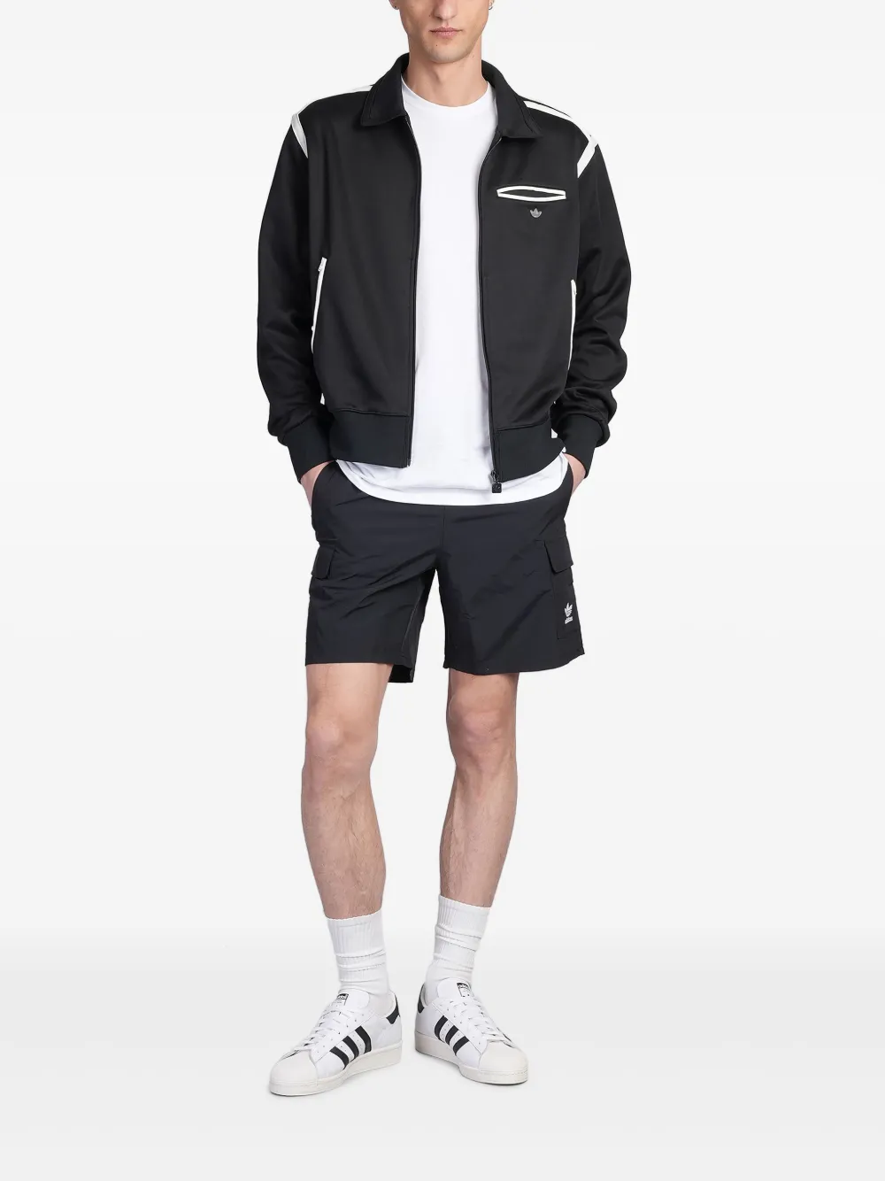 adidas logo-embroidered track shorts | Track & Running Shorts | Image 2