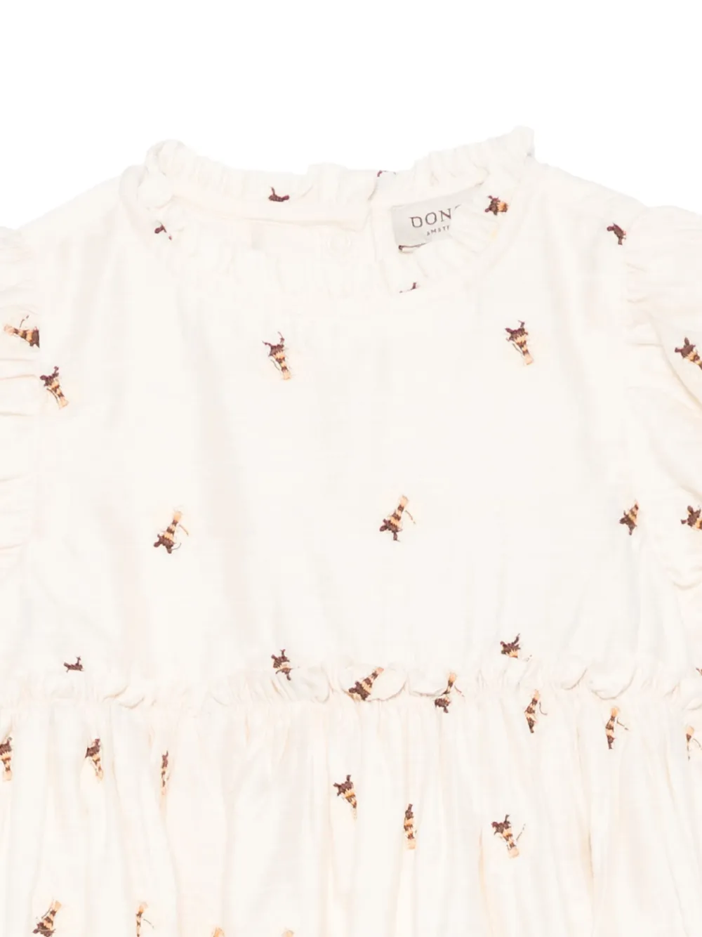 Donsje Clarize jurk Beige