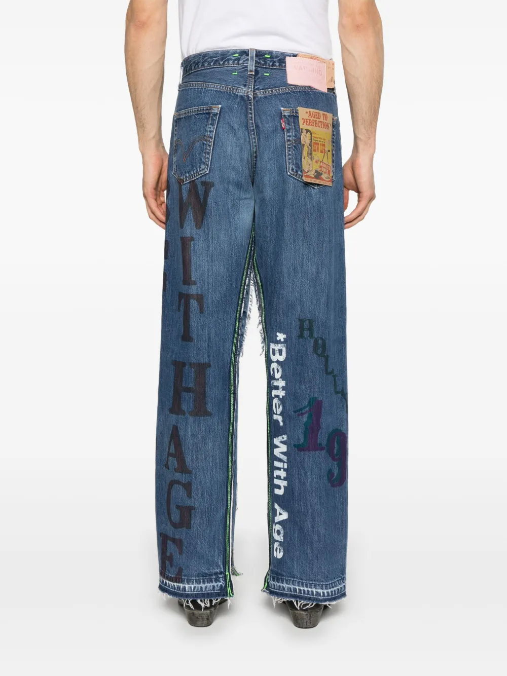 Better with Age Harrison Double-Wide jeans Blauw