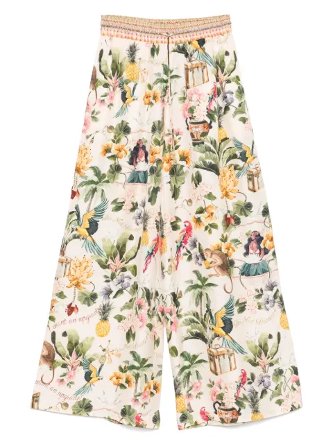 Camilla Hose mit grafischem Print