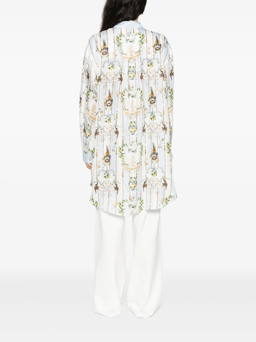 Camilla Shirt met print Blauw