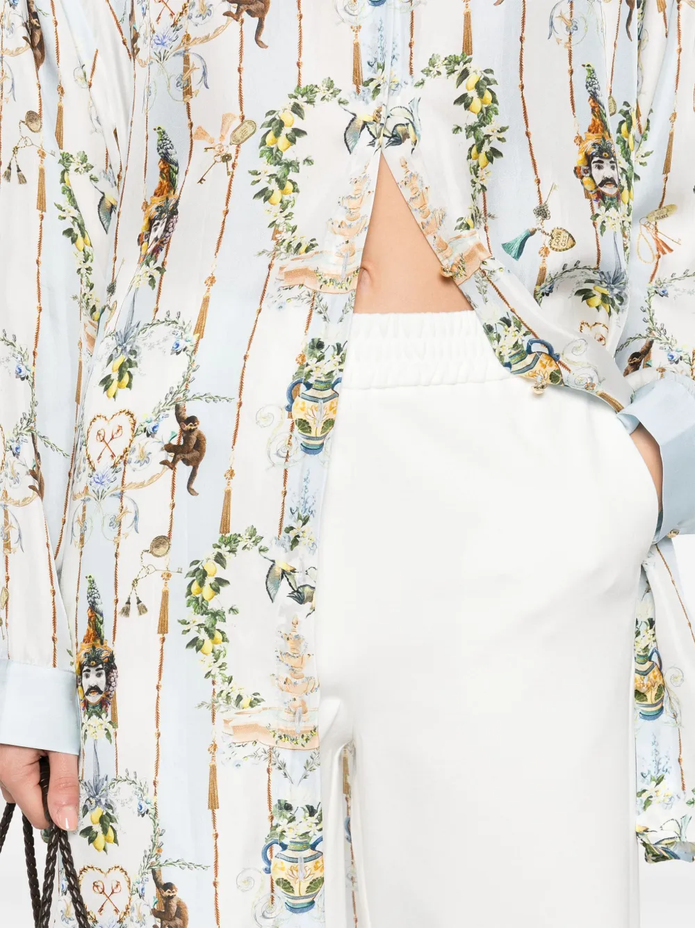 Camilla Shirt met print Blauw