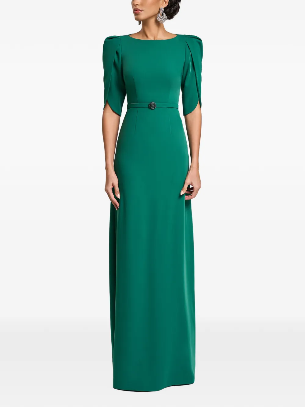 CRISTALLINI Blanca maxi-jurk Groen