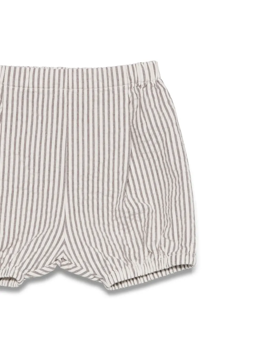 Shop Zhoe & Tobiah Striped Shorts In 灰色