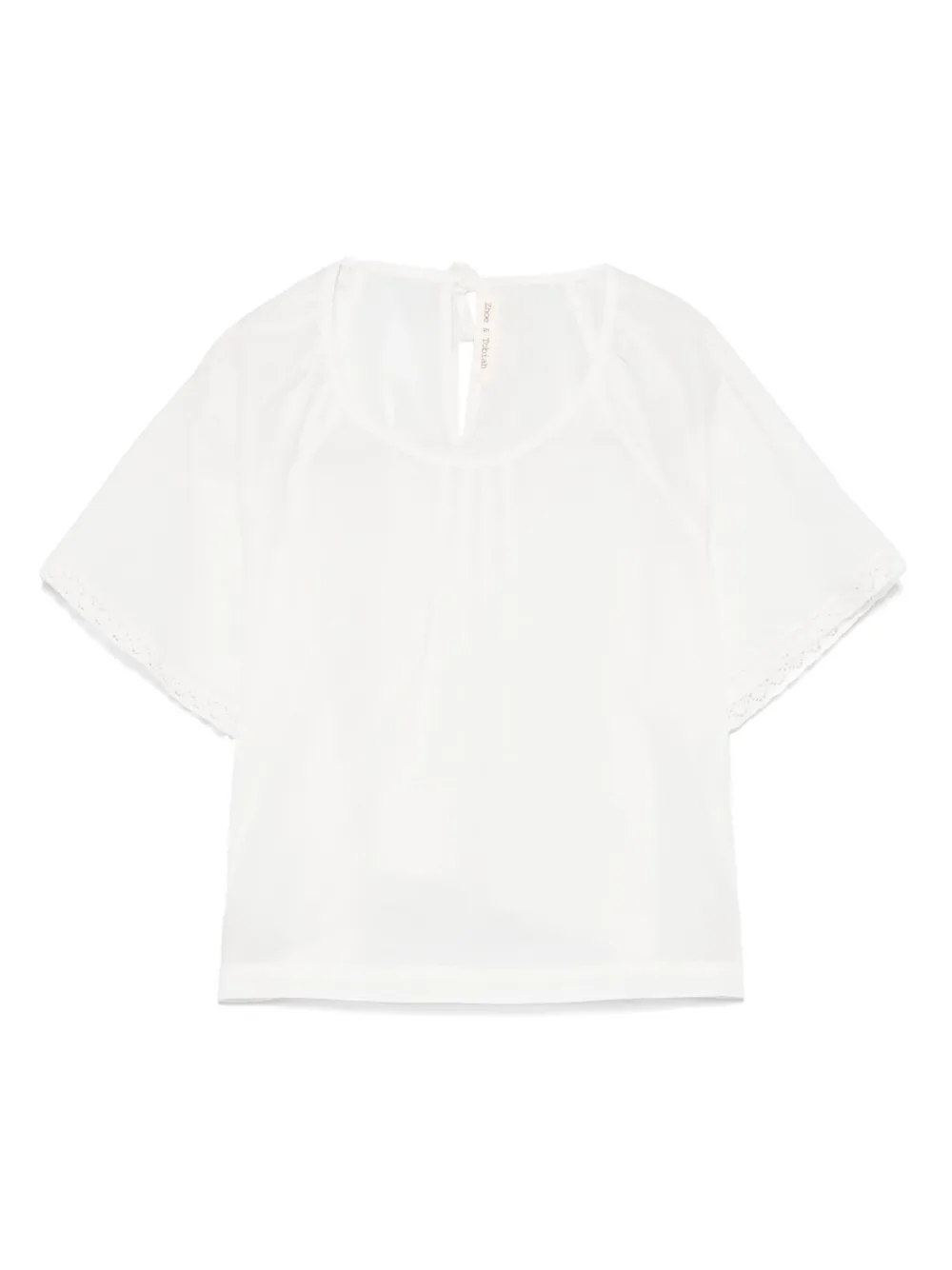 Zhoe & Tobiah blusa de algodón | blanco | Image 1