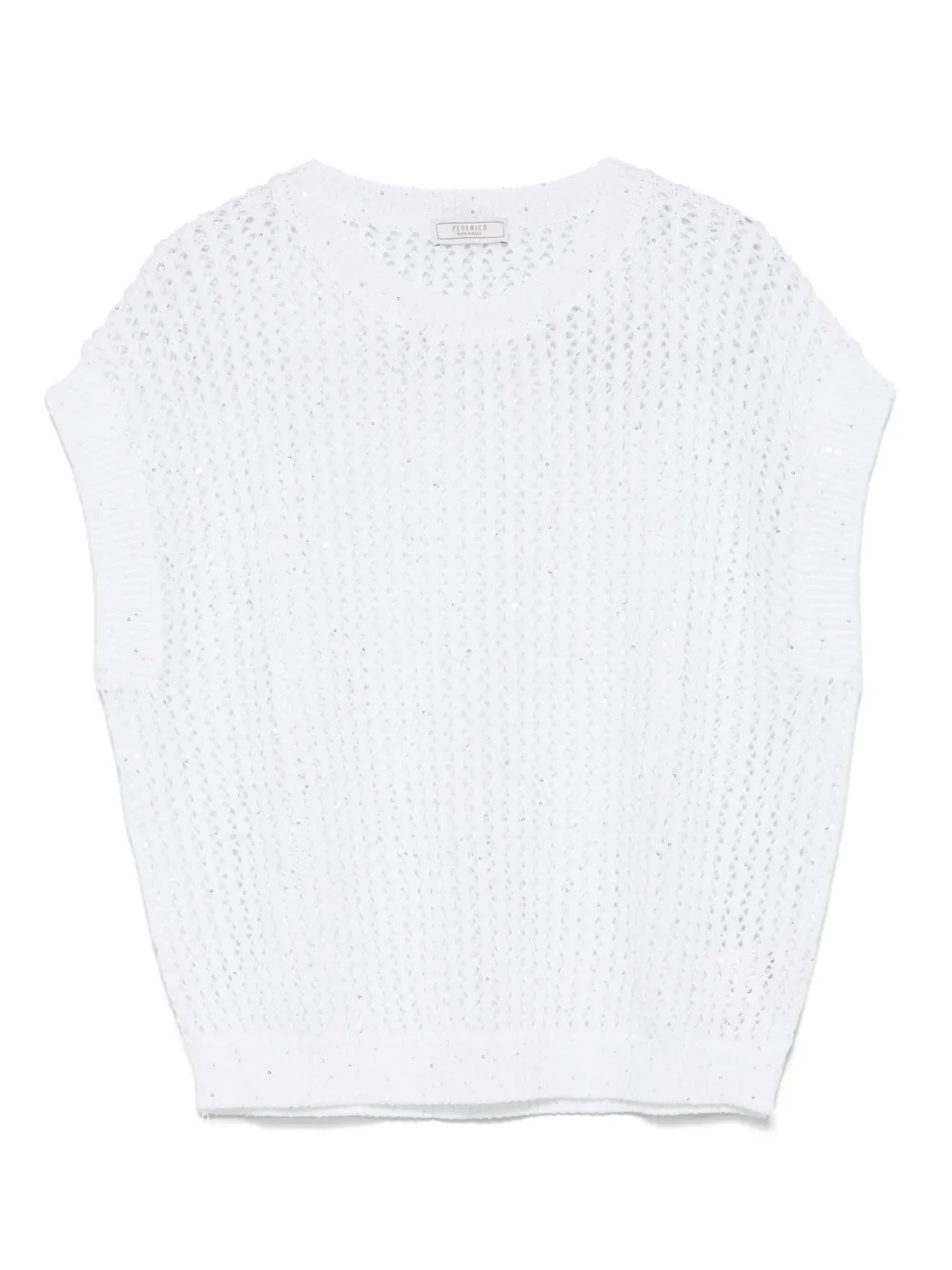 Peserico sequinned vest | White | Image 1