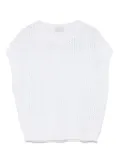 Peserico sequinned vest - White
