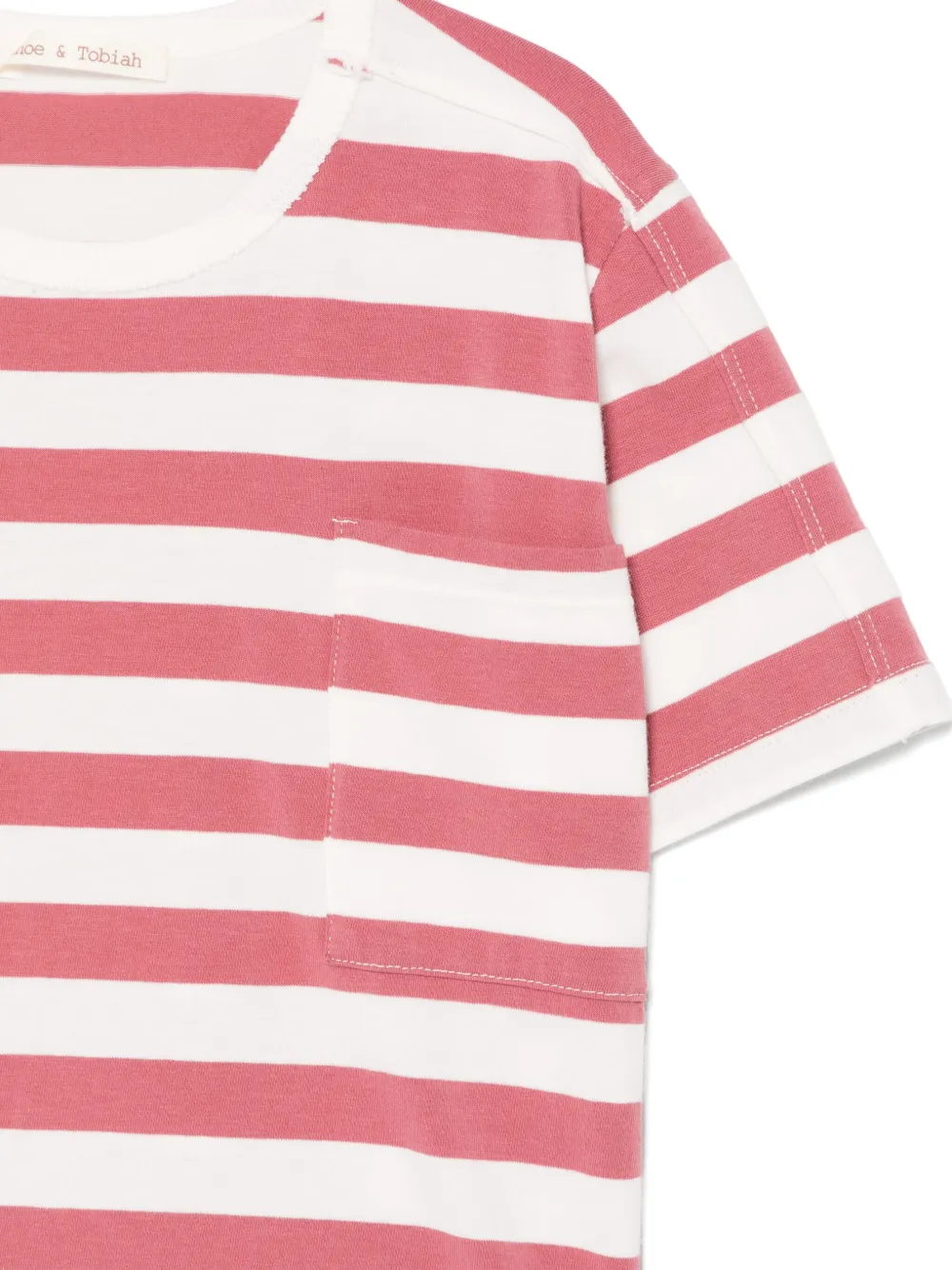 Zhoe & Tobiah Gestreept T-shirt Wit