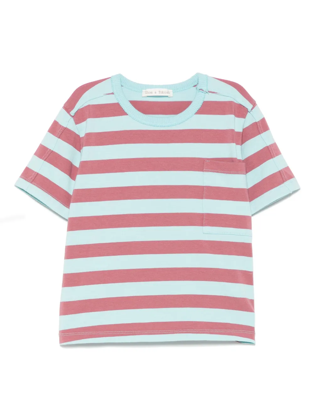 Zhoe & Tobiah striped T-shirt | Blue | Image 1
