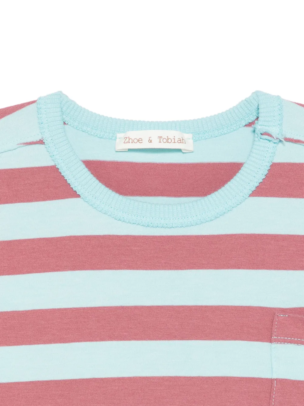 Zhoe & Tobiah Gestreept T-shirt Blauw