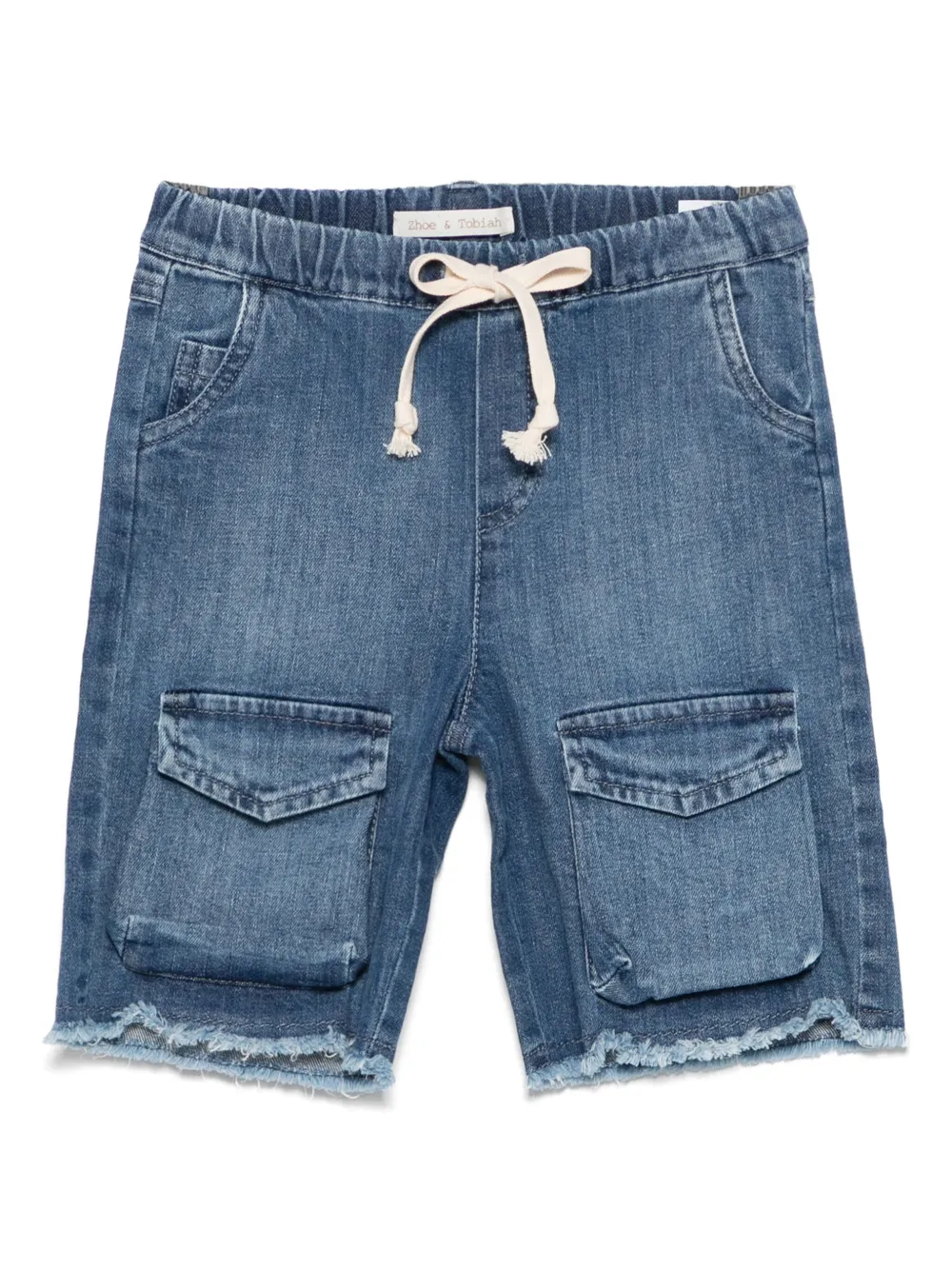 Zhoe & Tobiah Kids' Denim Cargo Shorts