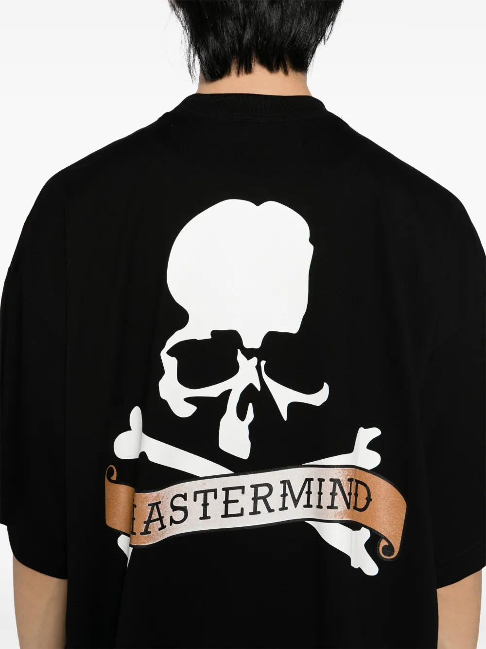 Mastermind World T-shirt met doodskop Zwart