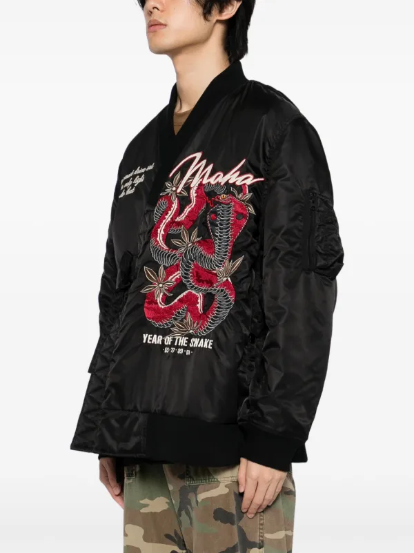 Maharishi Year Of The Snake Jacket | Black | FARFETCH IN
