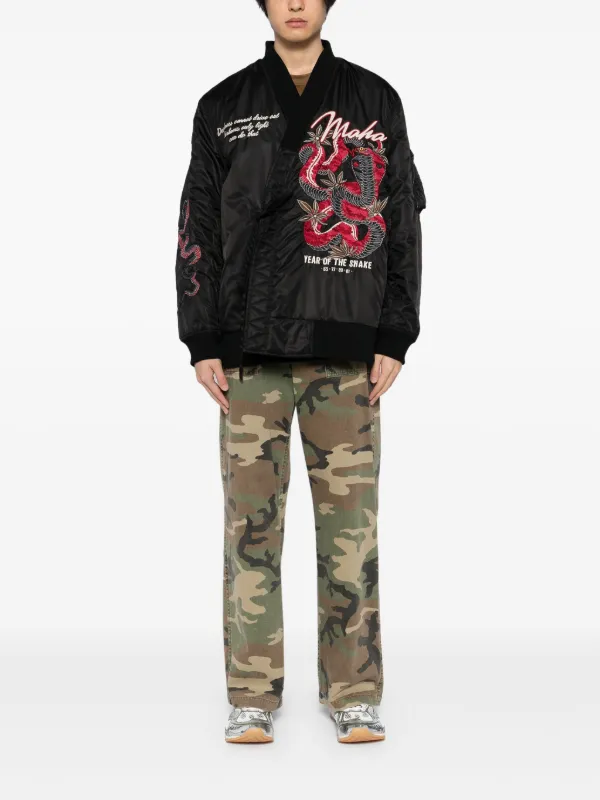 Maharishi Year Of The Snake Jacket | Black | FARFETCH IN