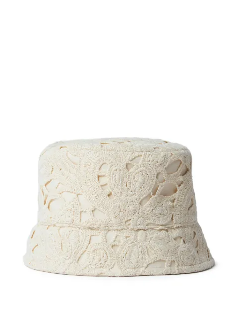 Moncler Broderie Anglaise bucket hat 