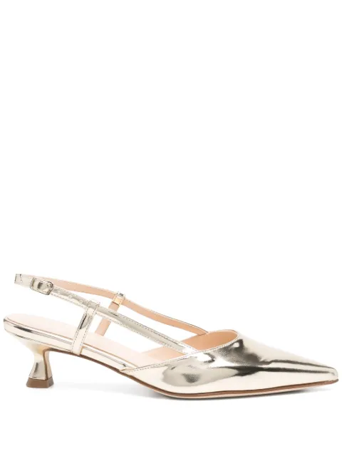Anna F. 50mm leather pumps