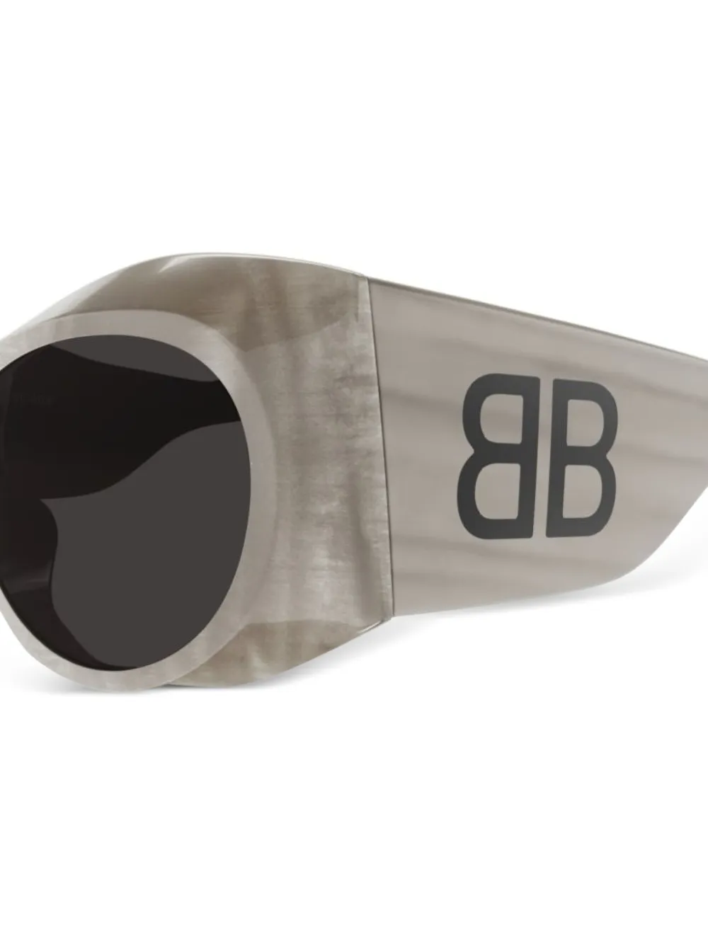 Balenciaga Eyewear Zonnebril met ovalen montuur Grijs