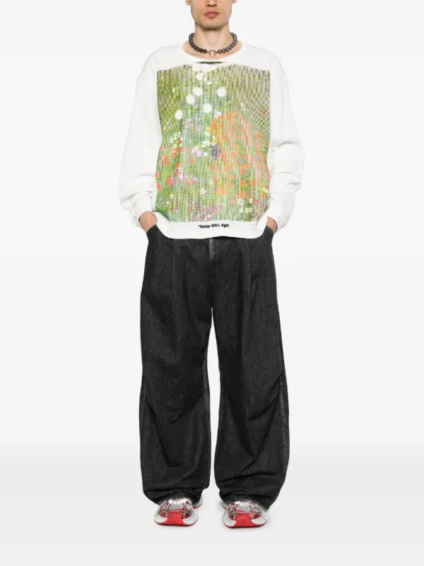 Better With Age プリント スウェットシャツ | ホワイト | FARFETCH JP