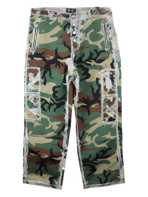 THUG CLUB pants con estampado militar
