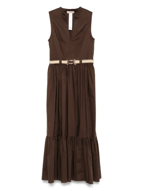 TWINSET belted maxi dress