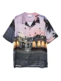 BLUE SKY INN Sunset Motel shirt - Purple