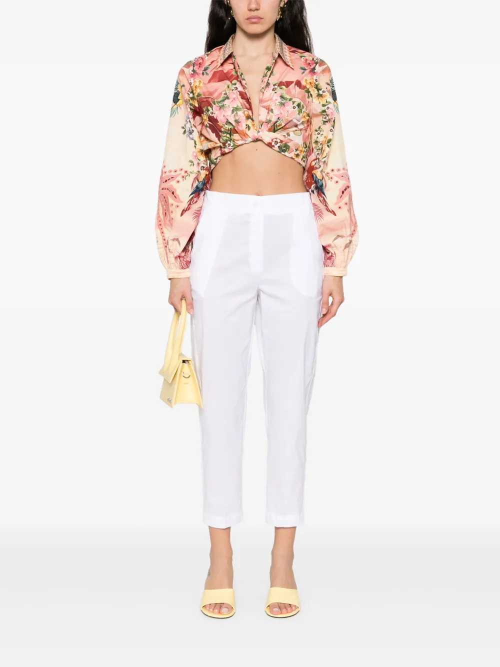 Camilla Shirt met bloemenprint Roze