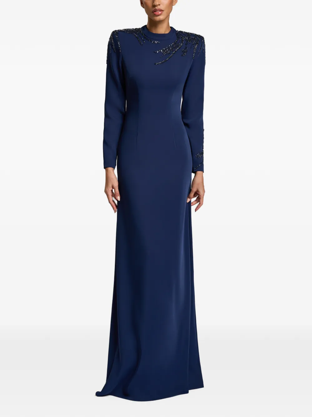 CRISTALLINI Nemesis maxi dress - Blu