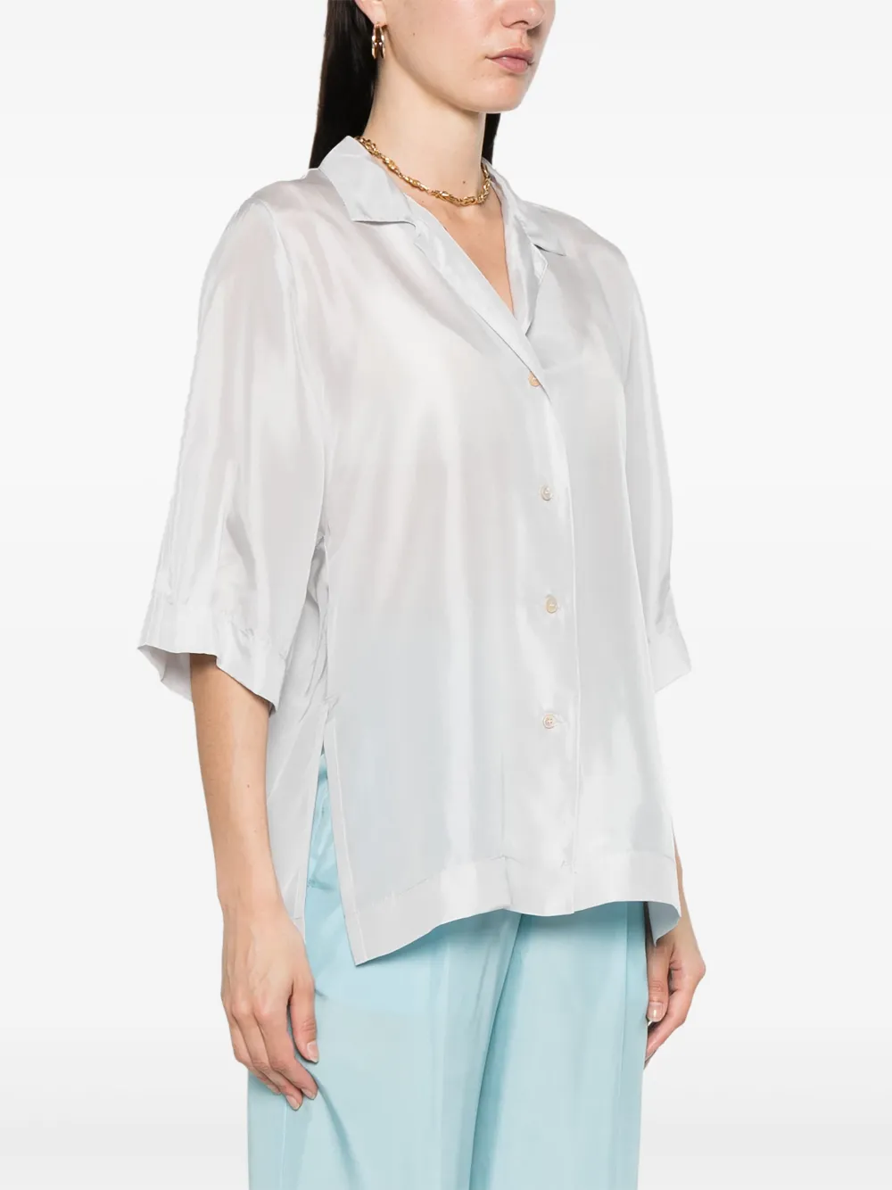 FORTE FORTE SILK SHIRT 